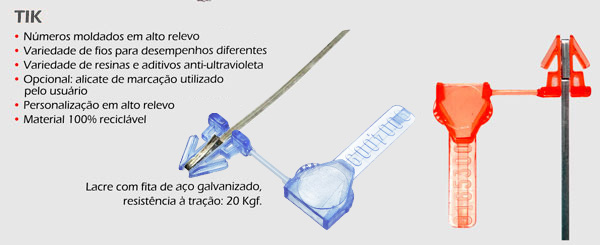 Lacres para caminhão tik