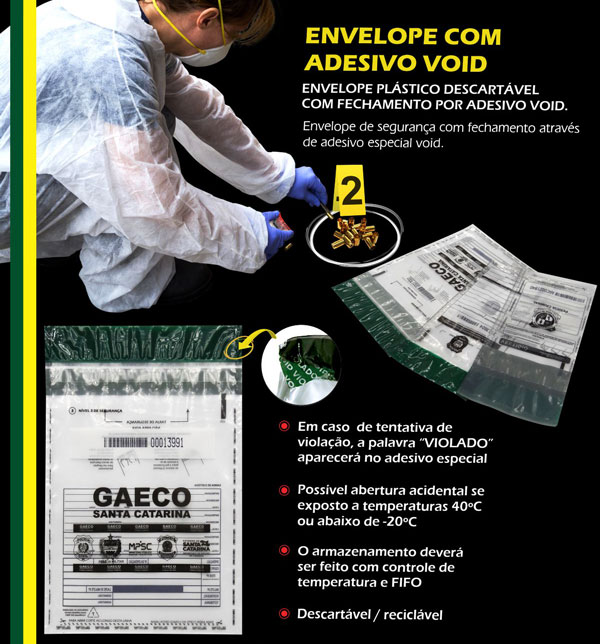 Envelope Plástico Adesivo Void