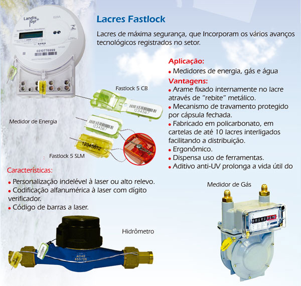 Lacres de Segurança Fastlock