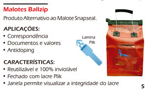 Malotes de Segurança Ballzip