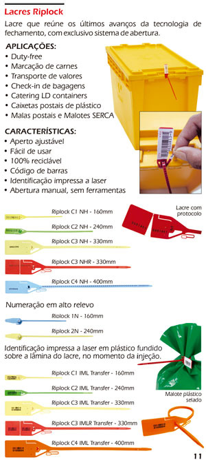 Lacres de Segurança Riplock