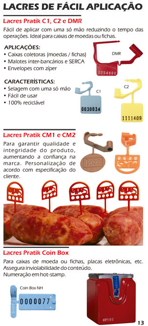 Lacres de Segurança Pratik C