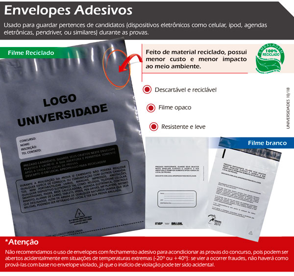 Envelopes Adesivos