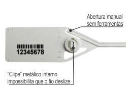 lacres plasticos de seguranca clipinlock caracteristicas