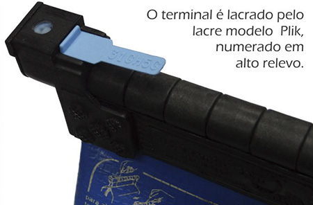 Malote fechado com lacre Snapseal malote de seguranca ballzip lacre plik